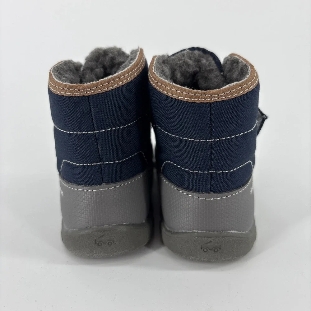 See Kai Run Boots Toddler Boys 7 Blake Blue Fur Lined Winter Snow Insulate